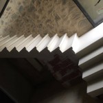 Escalier béton teinté
