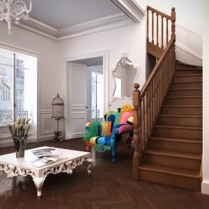 Escalier bois