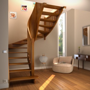 Escalier bois