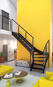Escalier en métal design